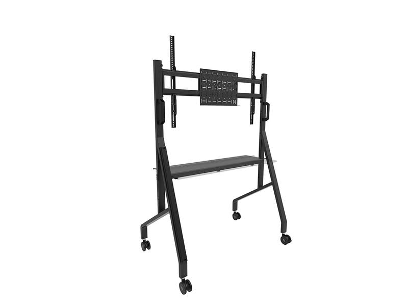 NEOMOUNTS TV-Trolley FL50-525BL1 Schwarz Mobiler Bodenständer für 55-86