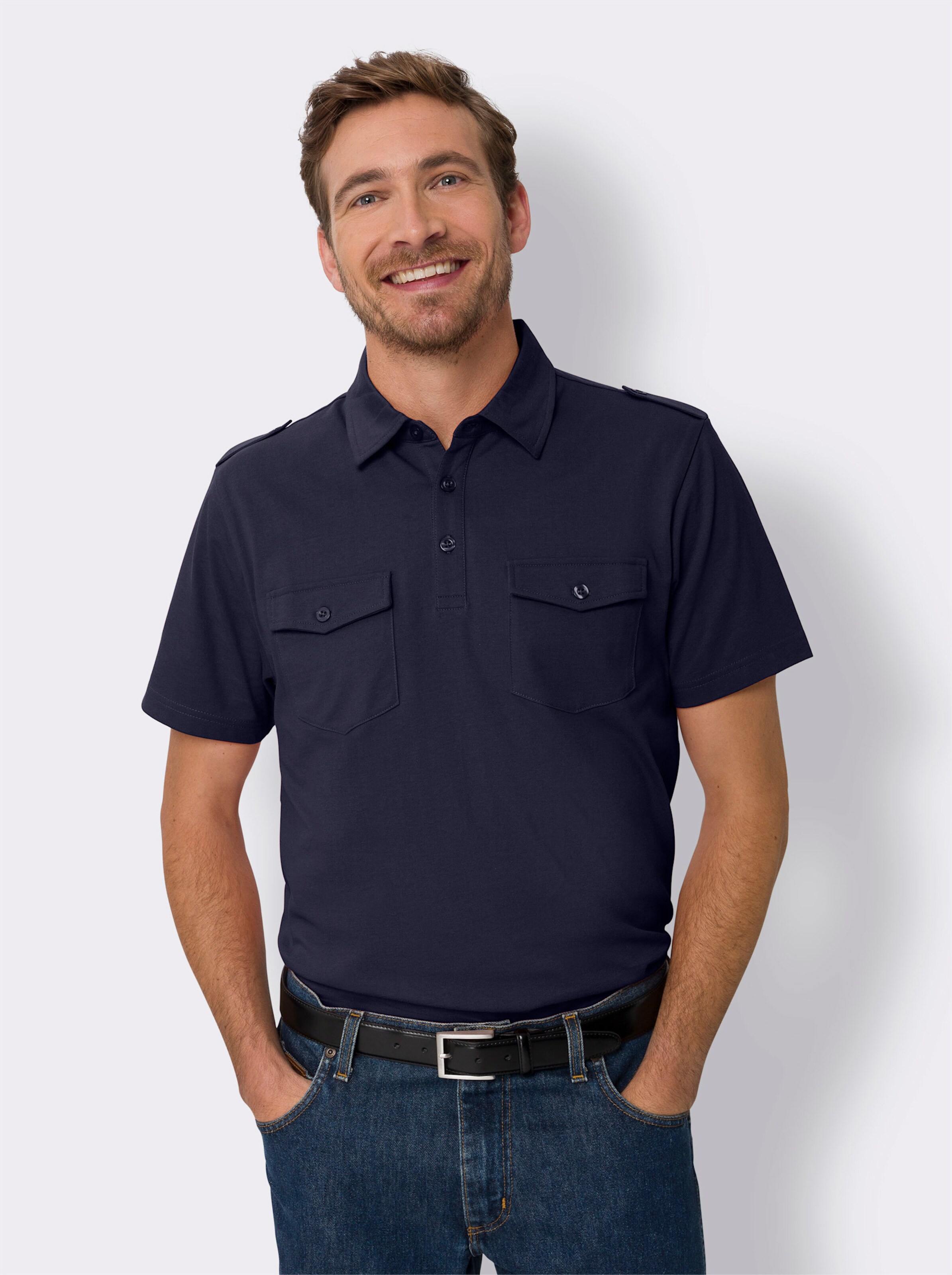 Kurzarm-Poloshirt