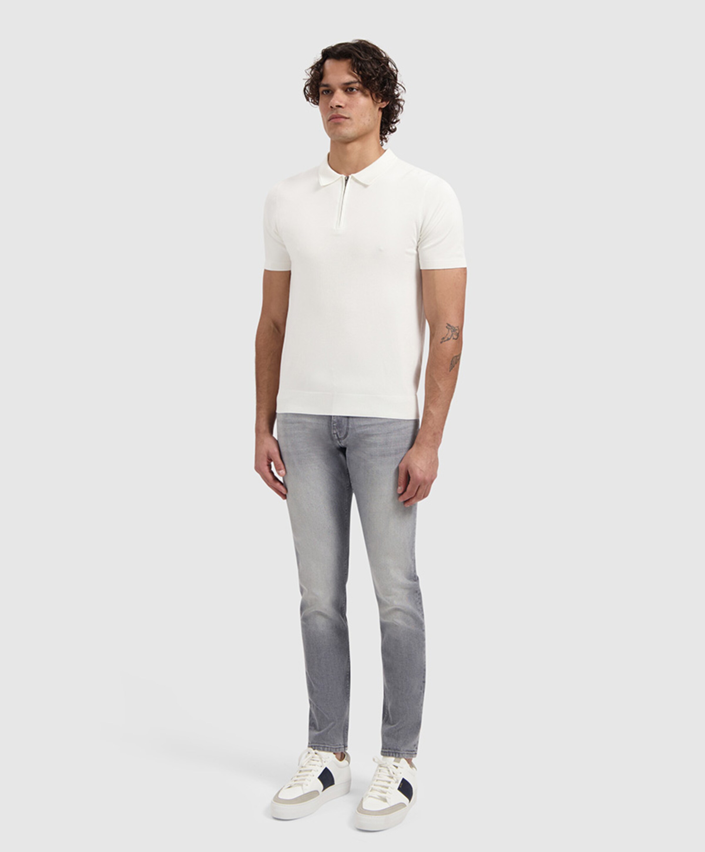 Pure Path The Jone Skinny Fit heren jeans grijs