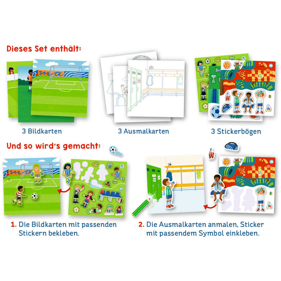 Coppenrath Meine Mini-Stickerwelt: Fußball - Mini-Künstler
