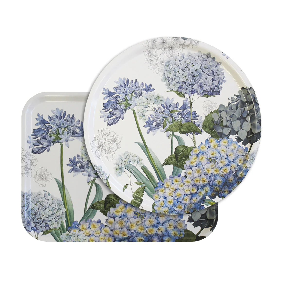 Plateau bois multicolore Diam. 38 Garnier Thiebaut