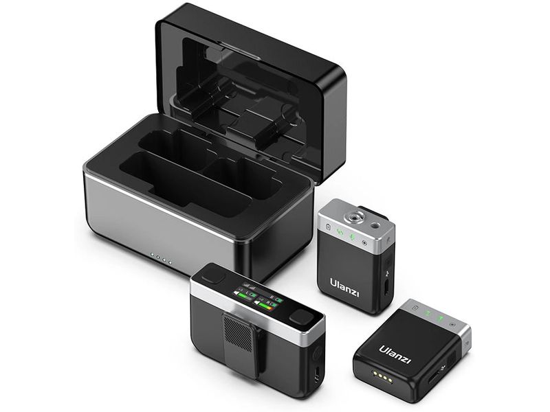 Ulanzi Mikrofon U-Mic AM18 Drahtloses Lavalier Mikrofon System