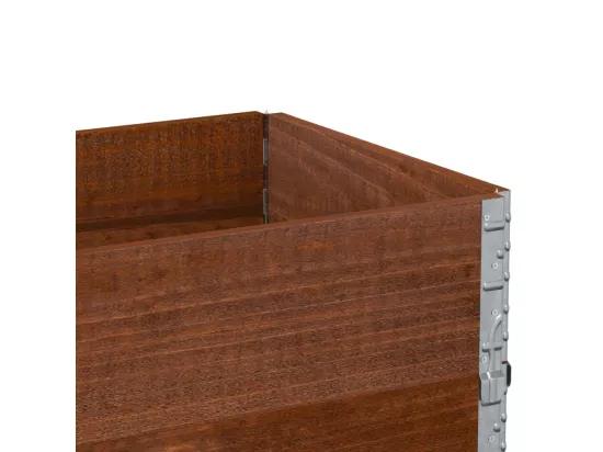 Jardinière bac lit surélevé bois marron 100 x 50 x 41 cm 02_0037283