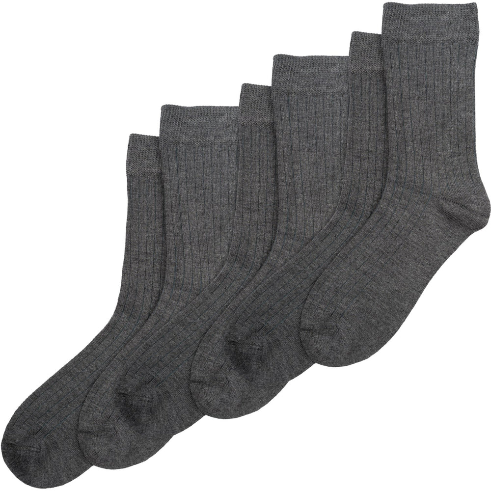 Køb minipop® Dark Grey Melange Bamboo Socks 3-Pack Noos