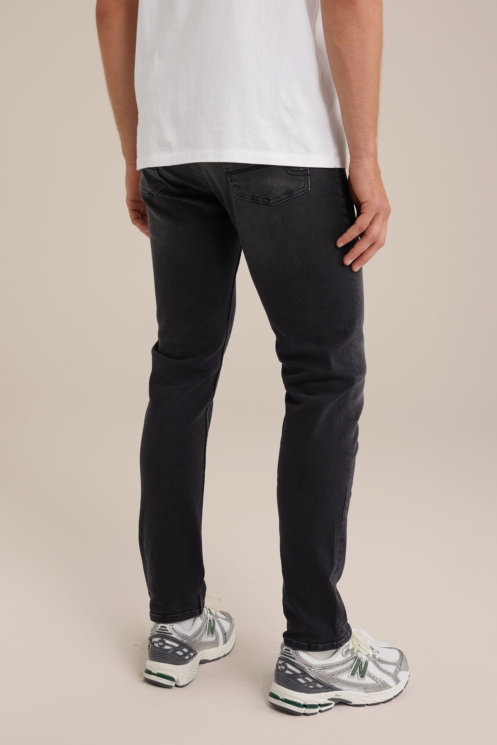 slim fit jeans van jog denim Blue Ridge Zwart