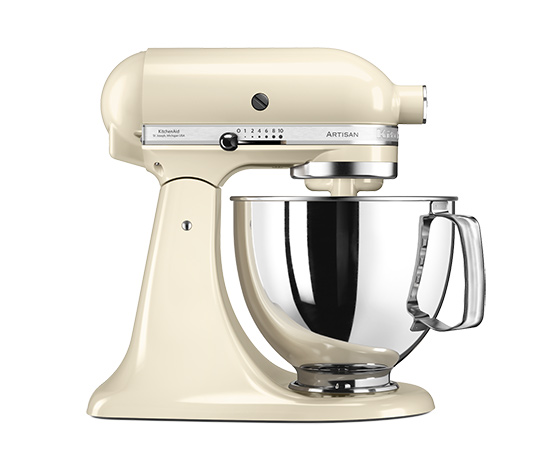 KitchenAid Küchenmaschine »Artisan 5KSM125« inkl. Fleischwolf und Spritzgebäckvorsatz, creme