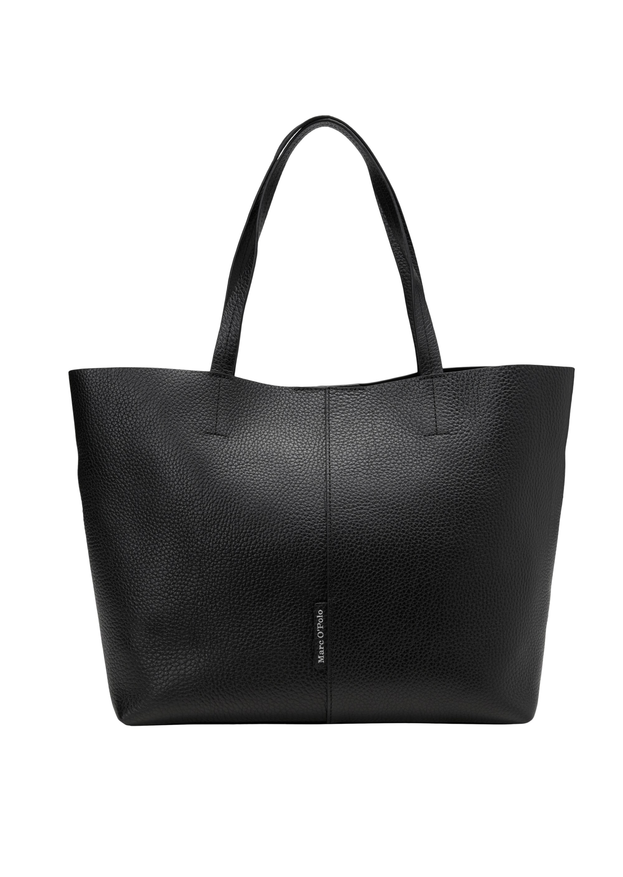 Shopper aus genarbtem Rindleder