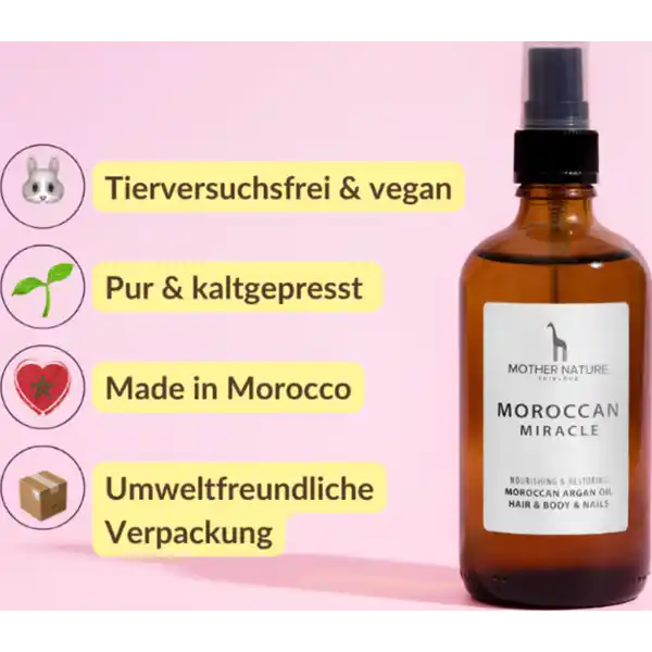 Moroccan Argan Oil Hair, Body & Nails