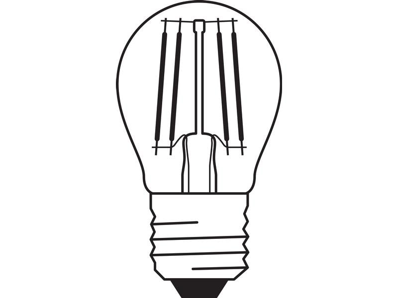 Ledvance Leuchtmittel SMART  Mini Bulb, Filament, 4W, E27, Smart Leuchtmittel mit WiFi- Technologie
