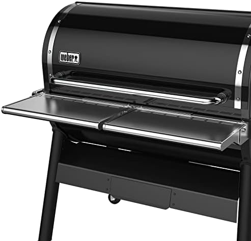 Weber SmokeFire EX6 - EPX6 Fronttisch - abklappbar, zusätzliche Ablagefläche für Grillgut, einfache Montage - Silber (7003)