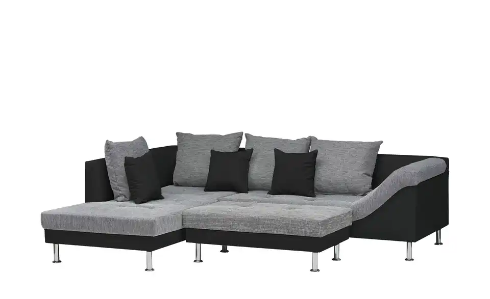 Ecksofa Wiebke Schwarz links