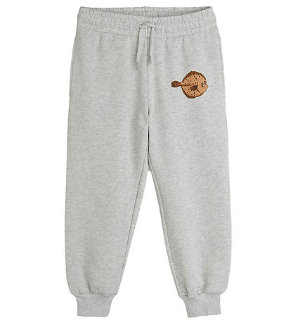 Mini Rodini Jogginghosen - Flunder - Grau Meliert