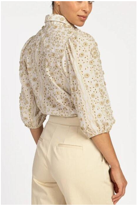 Aaiko beige dames blouse