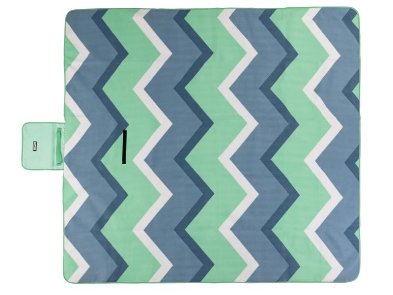 KOOR Picknickdecke Monte-Verde 200 x 200 cm Modische Picknick-Decke in sommerlichen Trendfarben