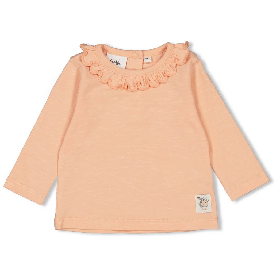 Feetje Langarmshirt Cutie Fruity Perzik