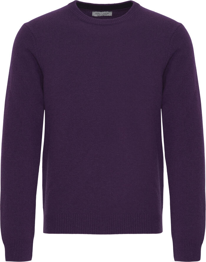 Casual Friday CFKARL crew neck bounty knit Montana grape melange