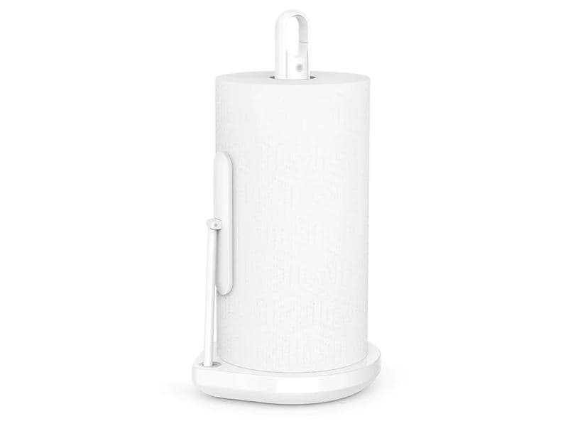 Simplehuman Küchenrollenhalter Weiss Papierrollenhalter mit Sprühpumpe