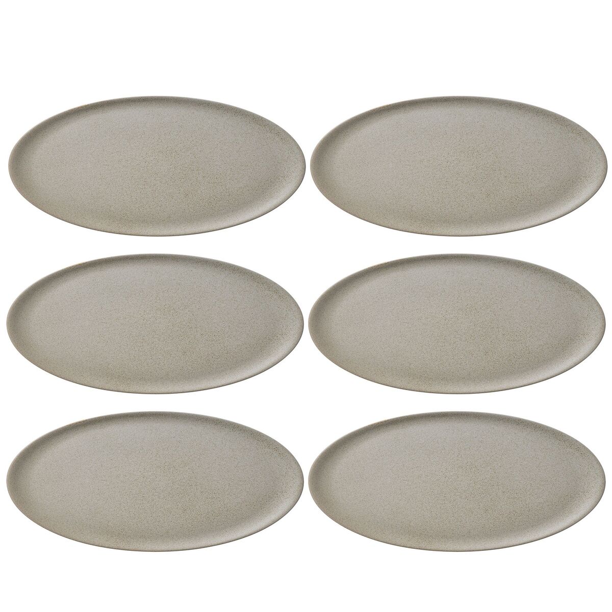RAW middagstallerken 28 cm sandy beige, 6 stk.