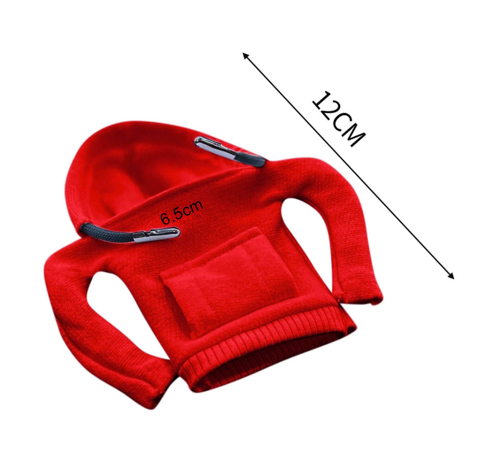 Universal Auto Schaltknauf Abdeckung Schalthebel Hoodie Schutz Überzug - Schwarz