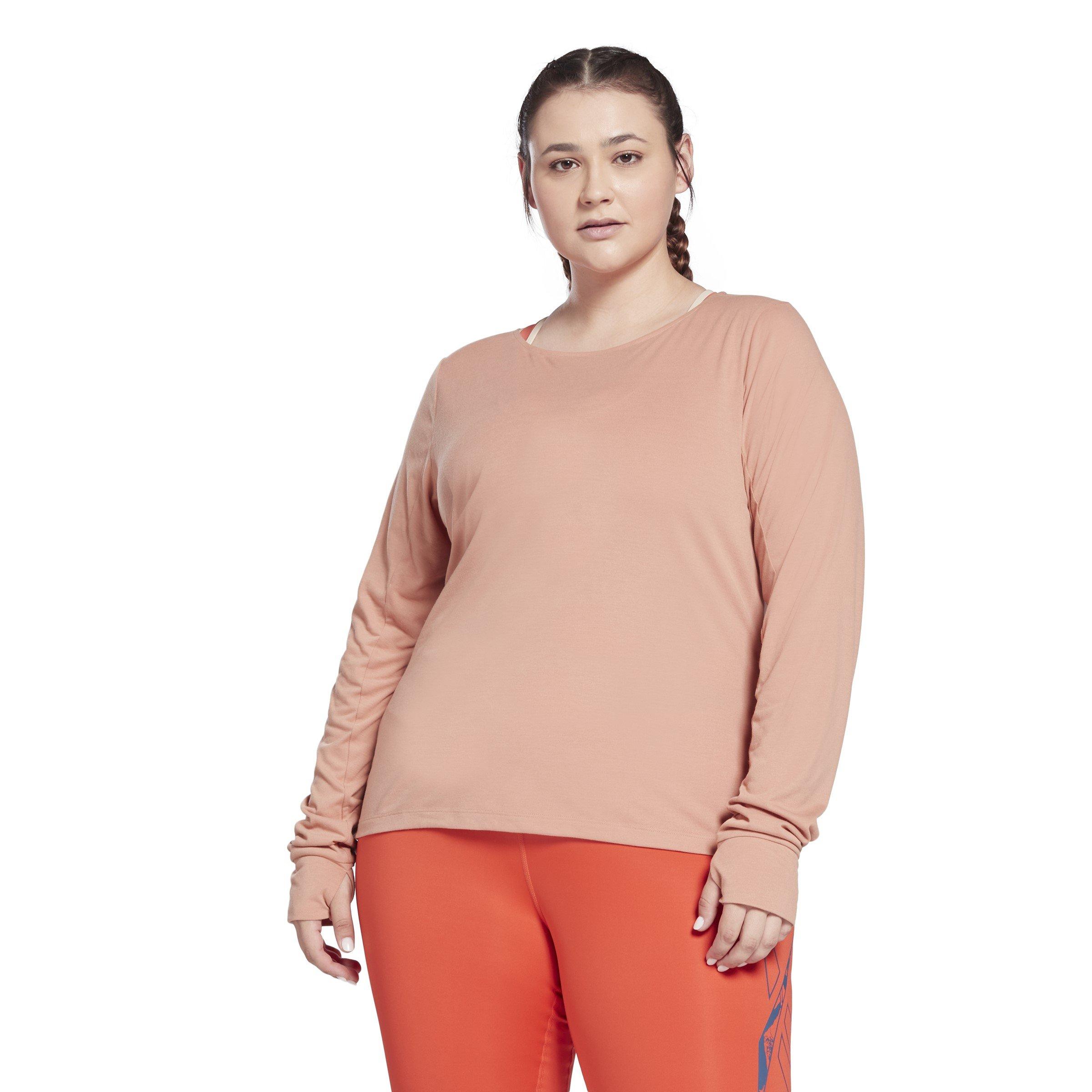 Reebok Workout Ready Supremium Long Sleeve Top T Long Sle Gym Womens