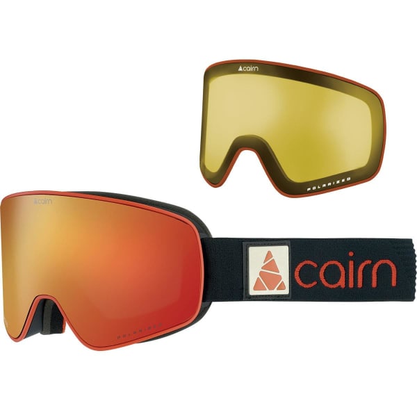 Masque de ski CAIRN POLARIS CLX POL MAT BLACK ORANGE