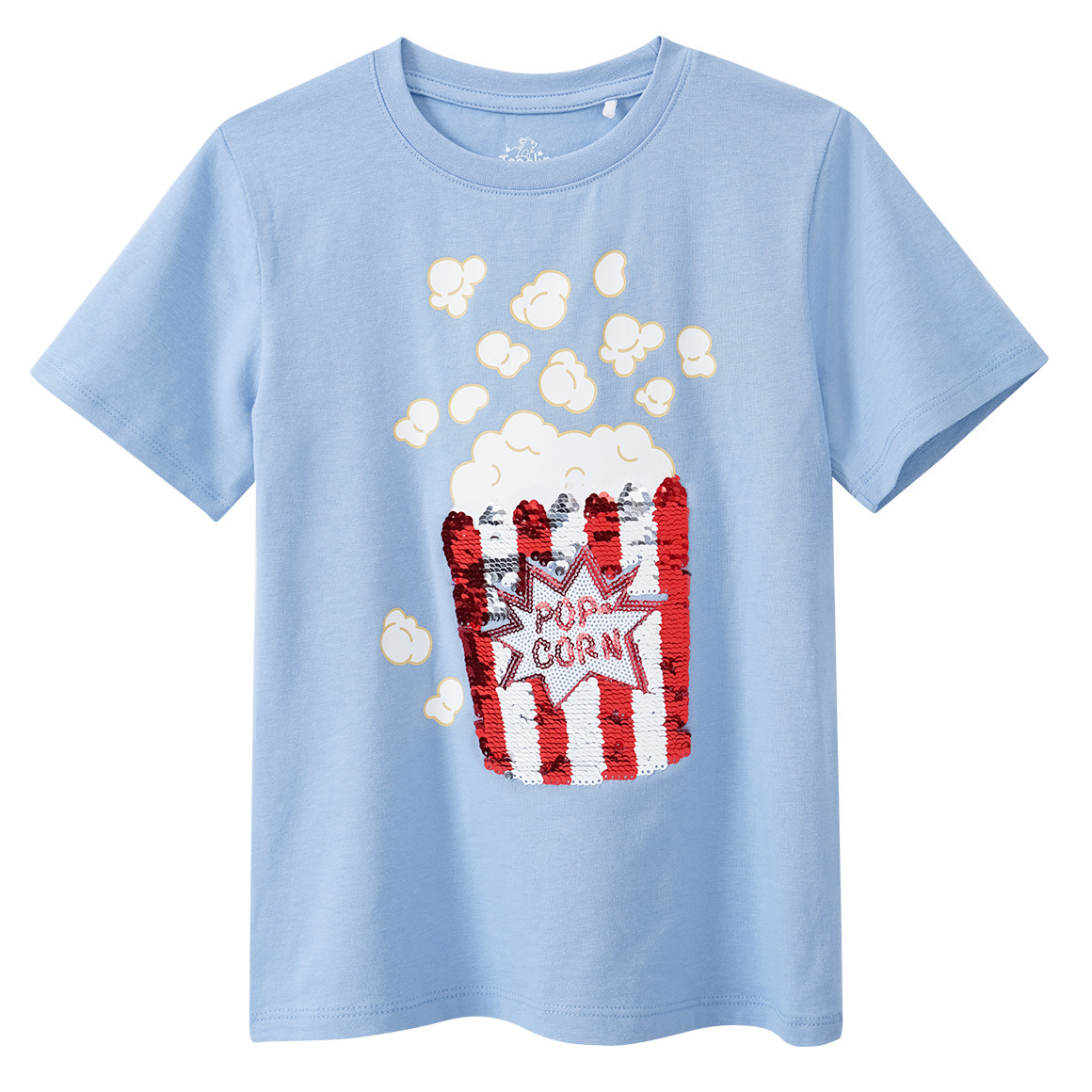Topolino Jungen T-Shirt mit Wendepailletten hellblau