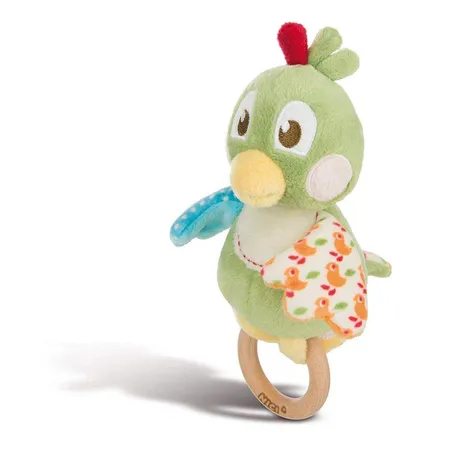 NICI Holz-Greifring Fritz der Spatz