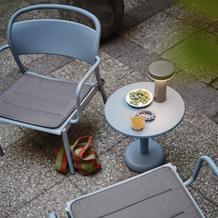 Muuto - Sitzkissen für Linear Steel Chair, dunkelgrau