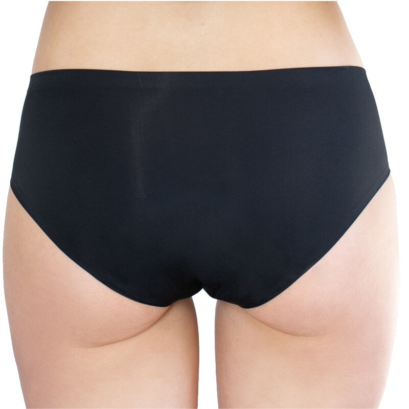 Lot de 2 shortys menstruels invisibles - Flux moyens  - Noir