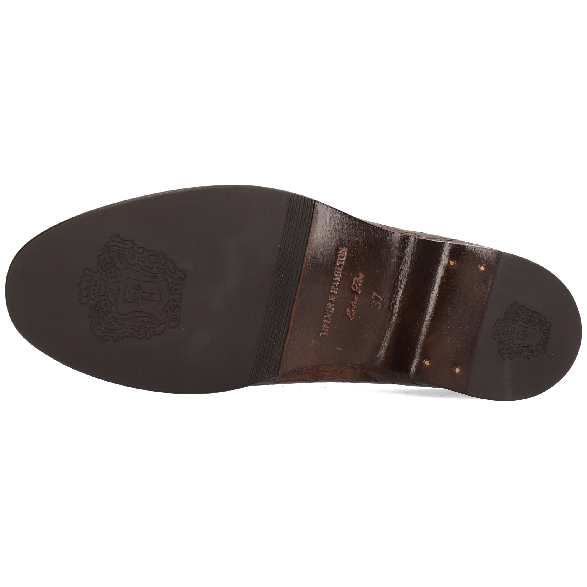 GIANNA 6 - Mocassins à talon plat | Marron