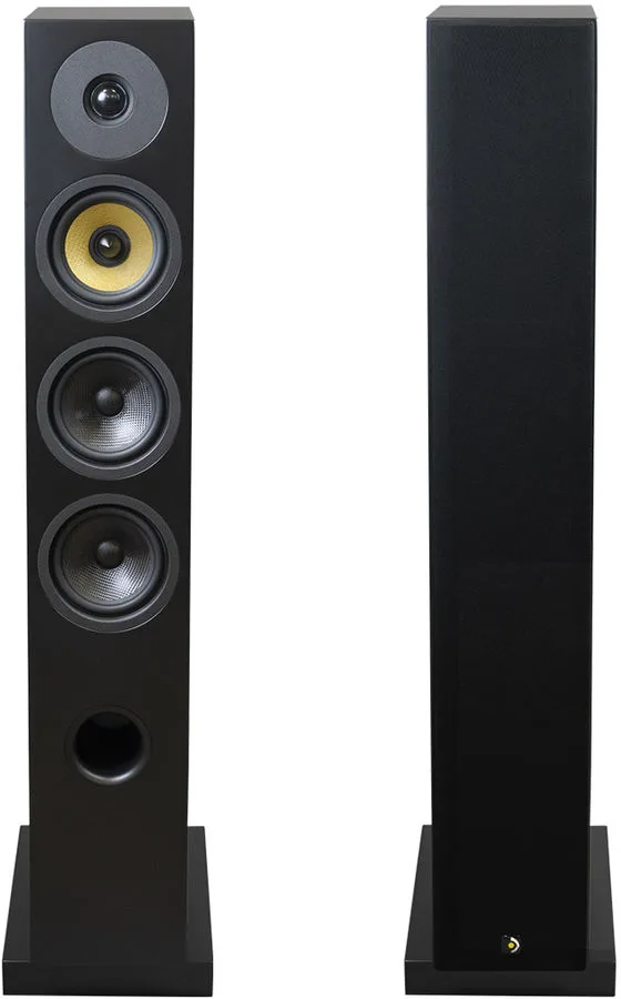 Davis Acoustics Courbet N°5 Noir Mat (la paire) Enceintes colonne