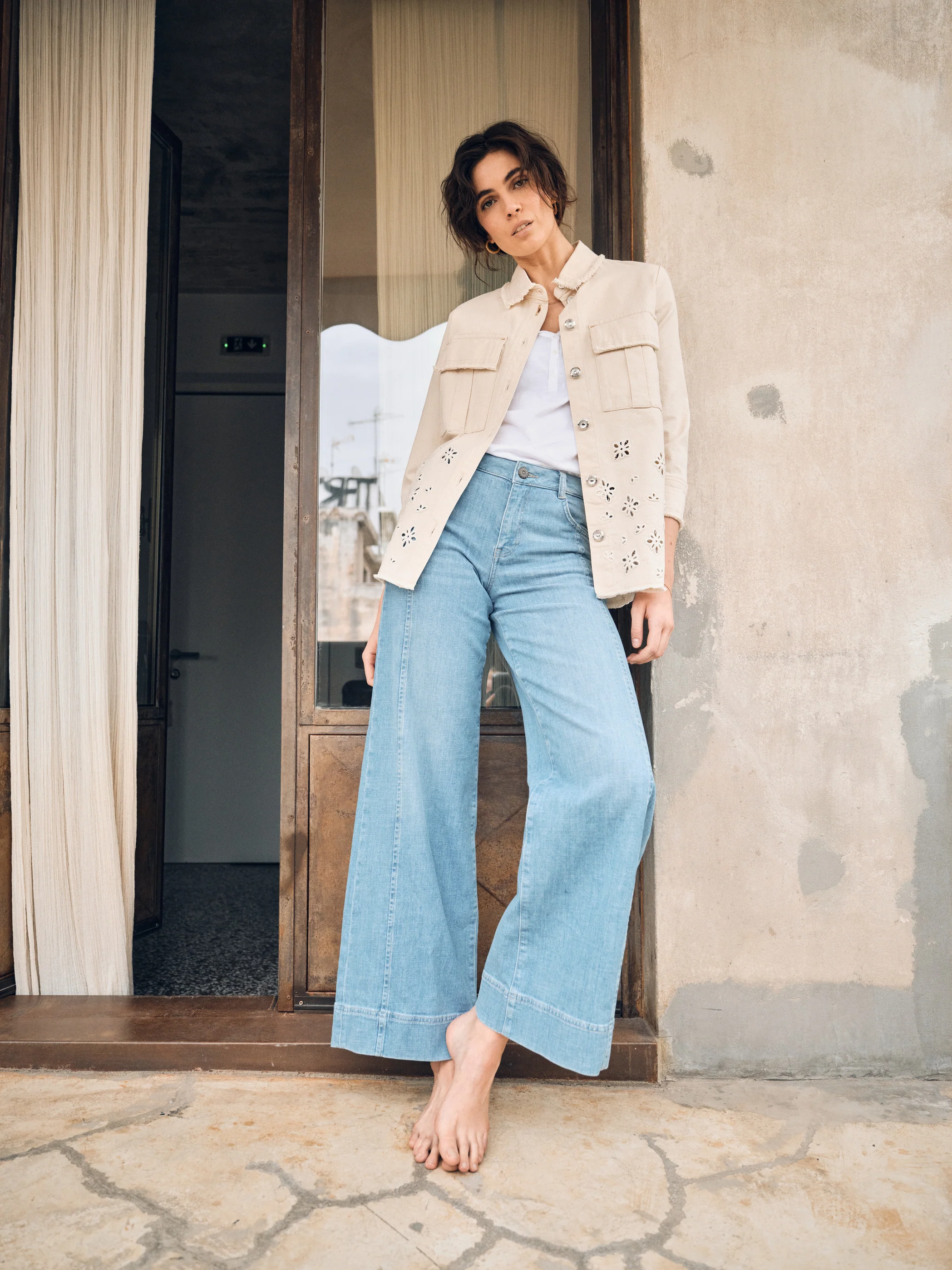 Mos Mosh  Reem Pincourt Jeans - Light Blue