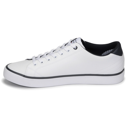 Tommy Hilfiger - TH HI VULC CORE LOW LEATHER - Blanc