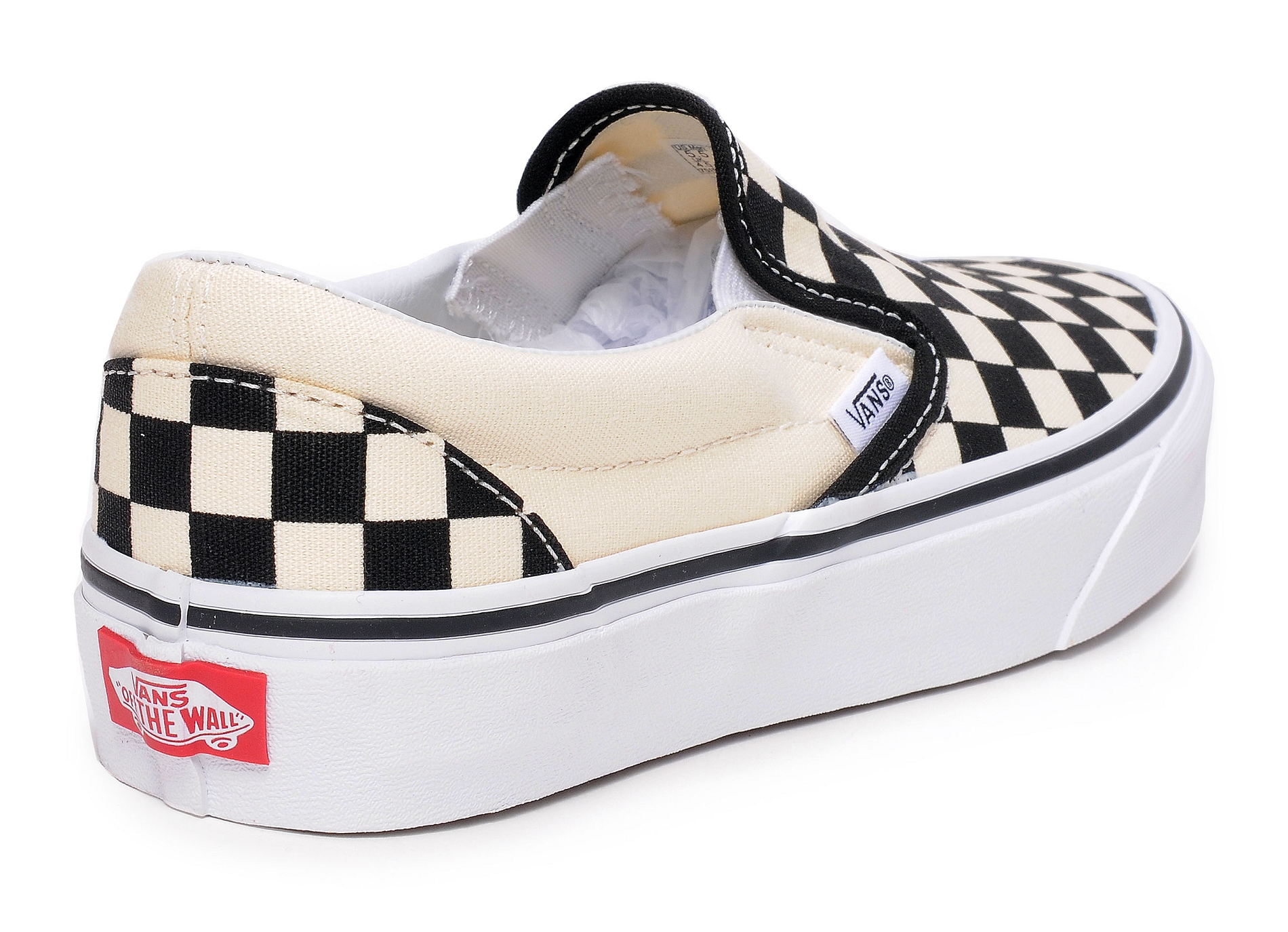 Classic slipon noir blanc