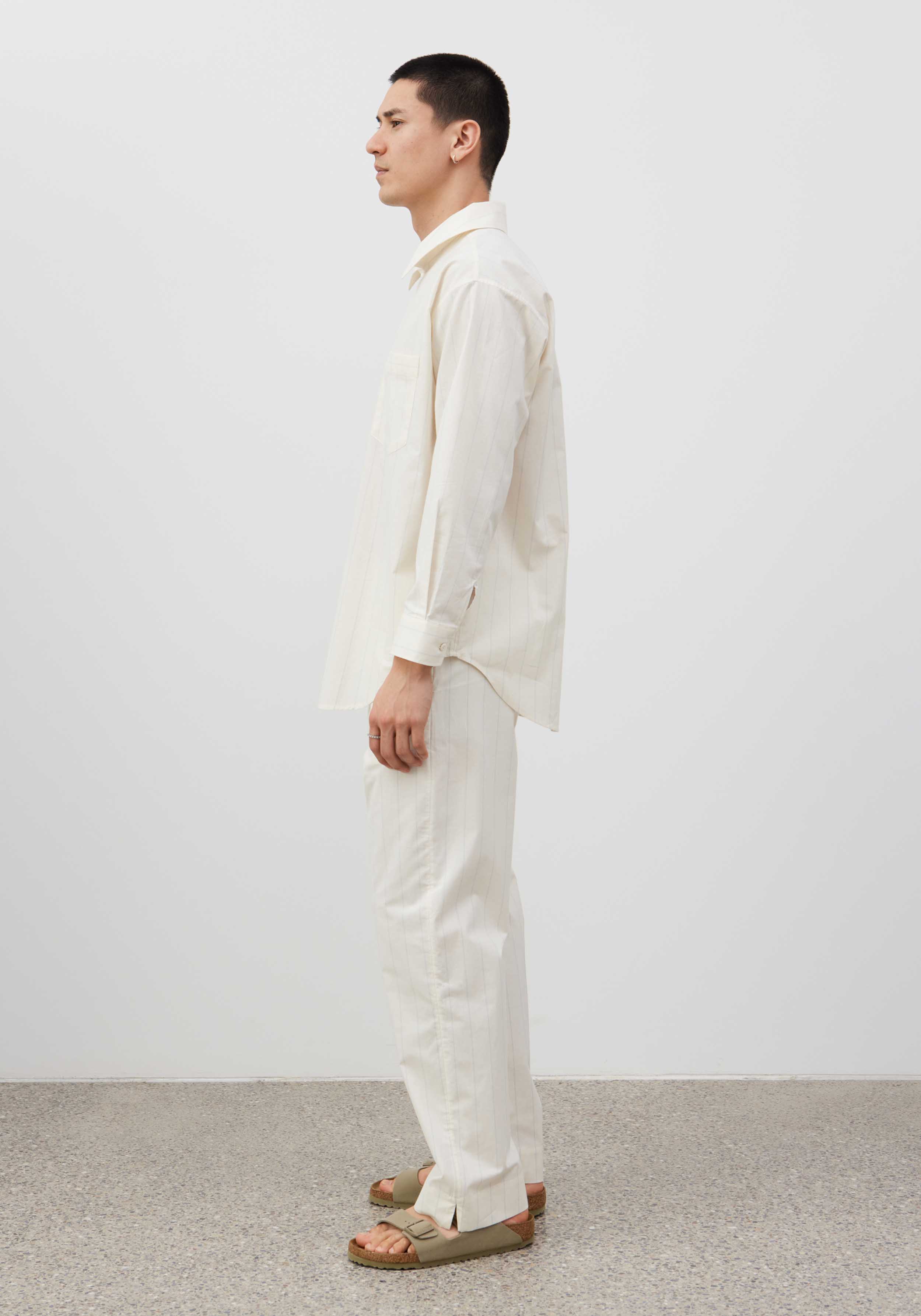 Lavie Stoffhose Yoko Striped Undyed/Sky