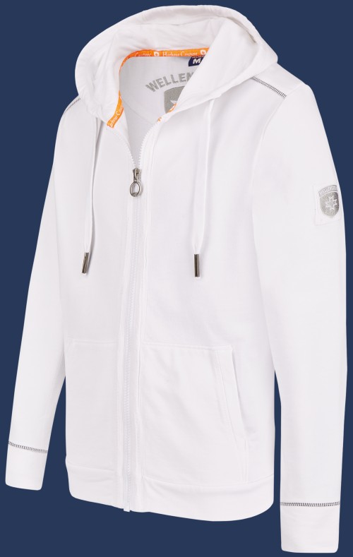 Yacht Hoodie Men French Terry 400, White