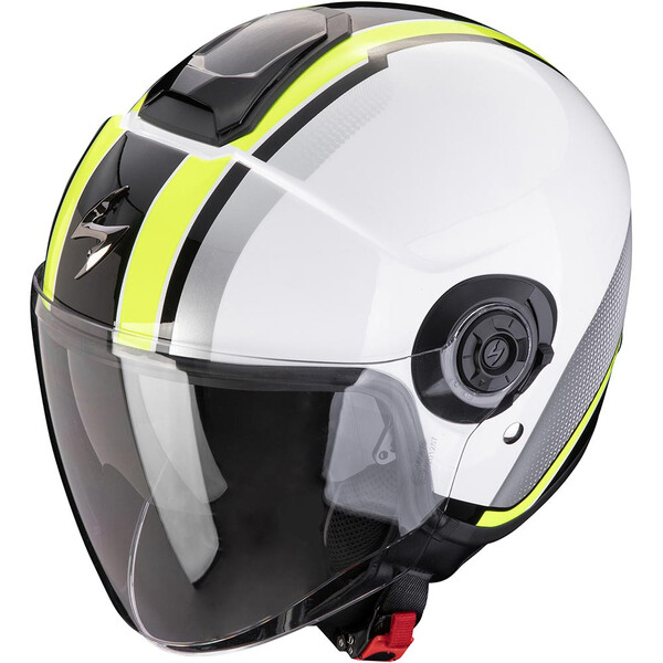 Scorpion - Casque Exo-City II Vel Blanc / Jaune fluo