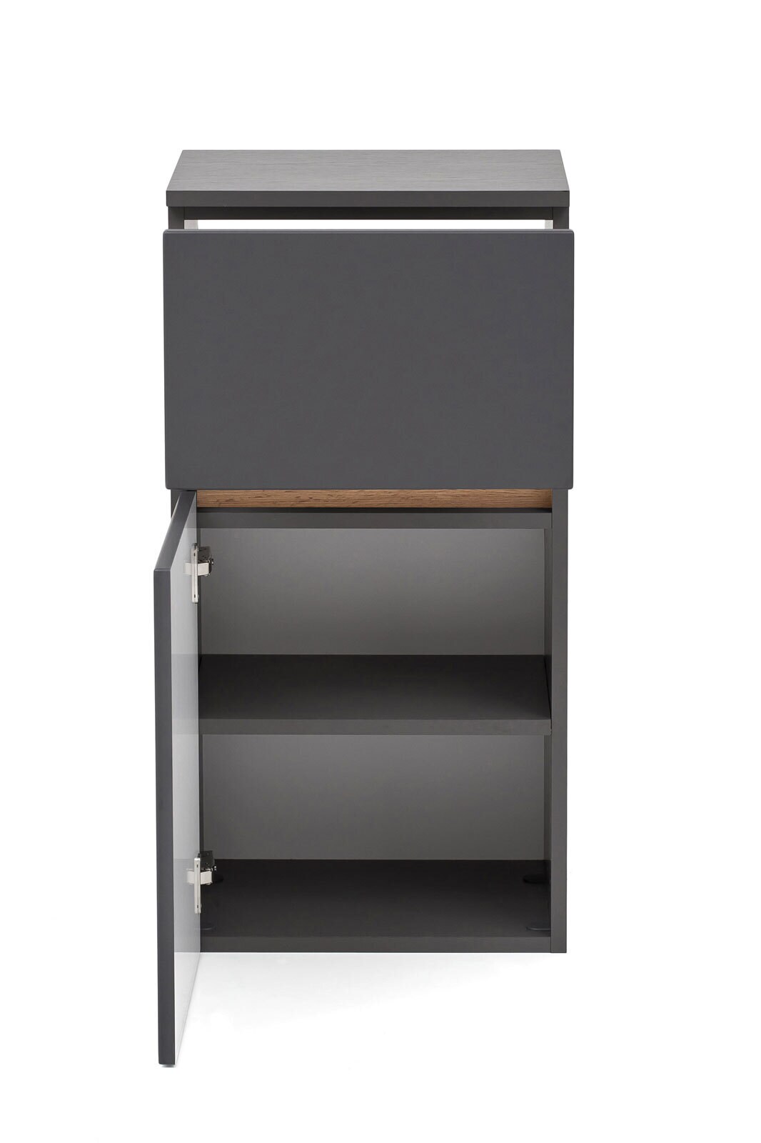 Unterschrank Brügge Graphit B/H/T 40x79x35cm