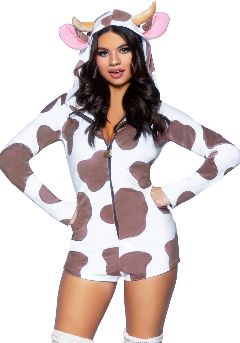 Koe Kostuum Dames Bodysuit Leg Avenue