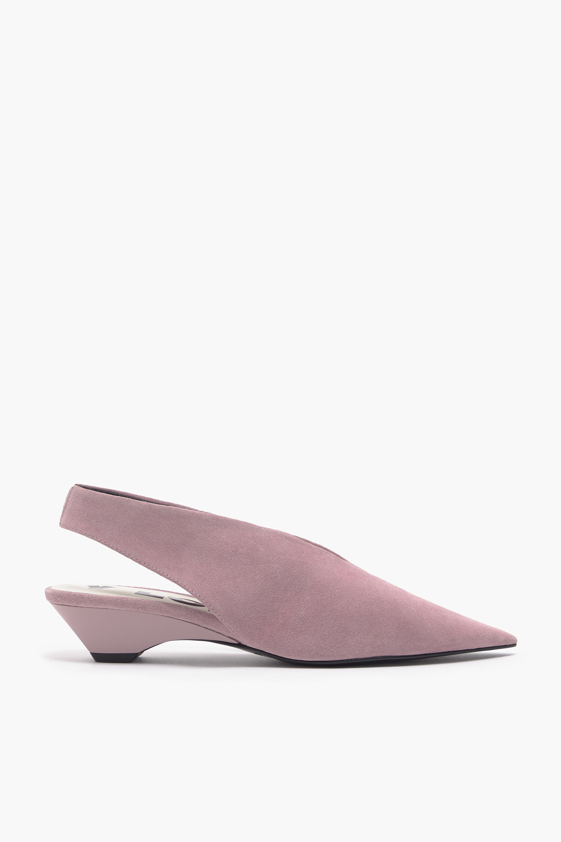 sapato de salto alto rosa camurça