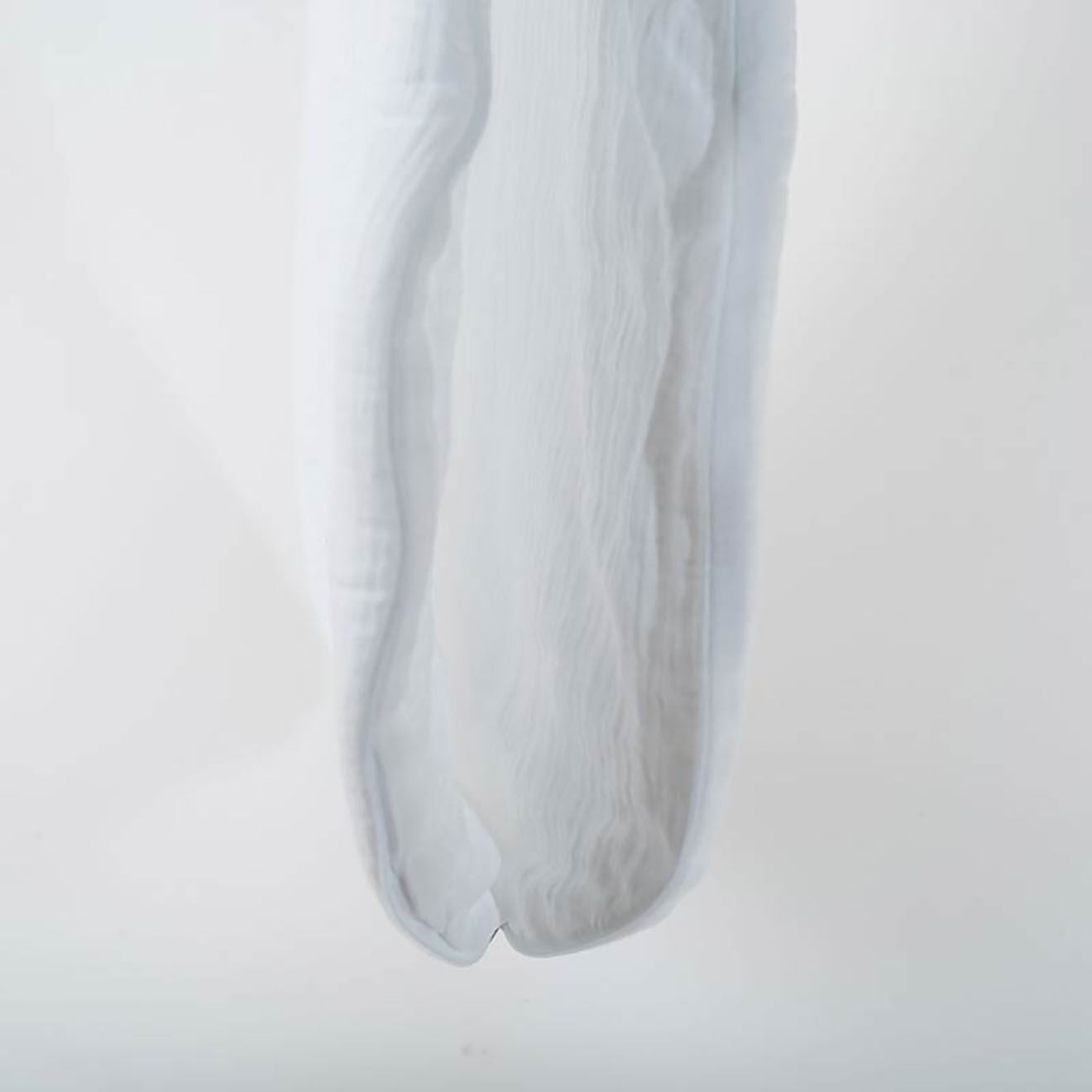 Papate Gigoteuse Hiver en Coton Bio blanche - 70x90 cm