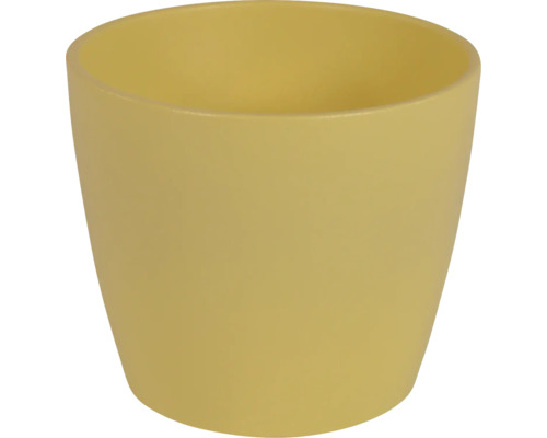 Jarah keramische plantenbak Ø 12 x 12 x 10 cm geel