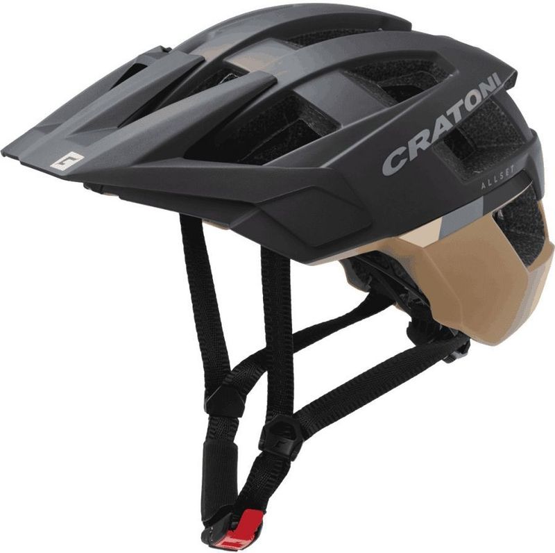 Cratoni AllSet, fietshelm, zwart/beige