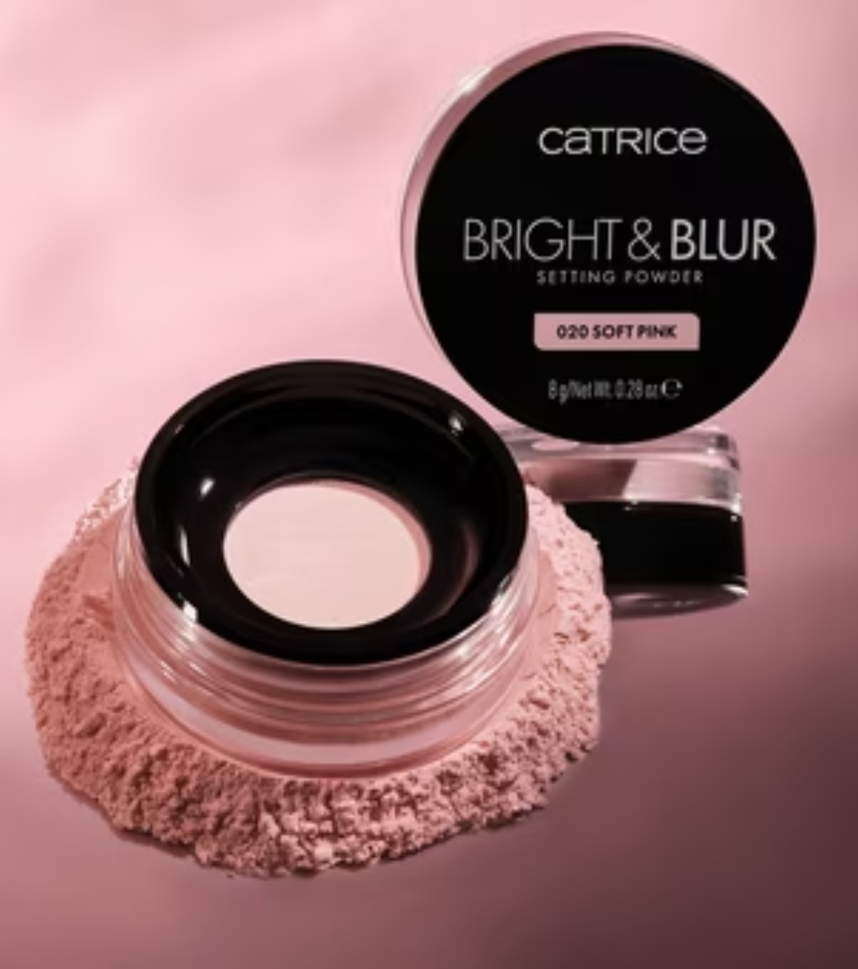 Catrice - Pó solto fixador  Bright & Blur - 020: Soft Pink