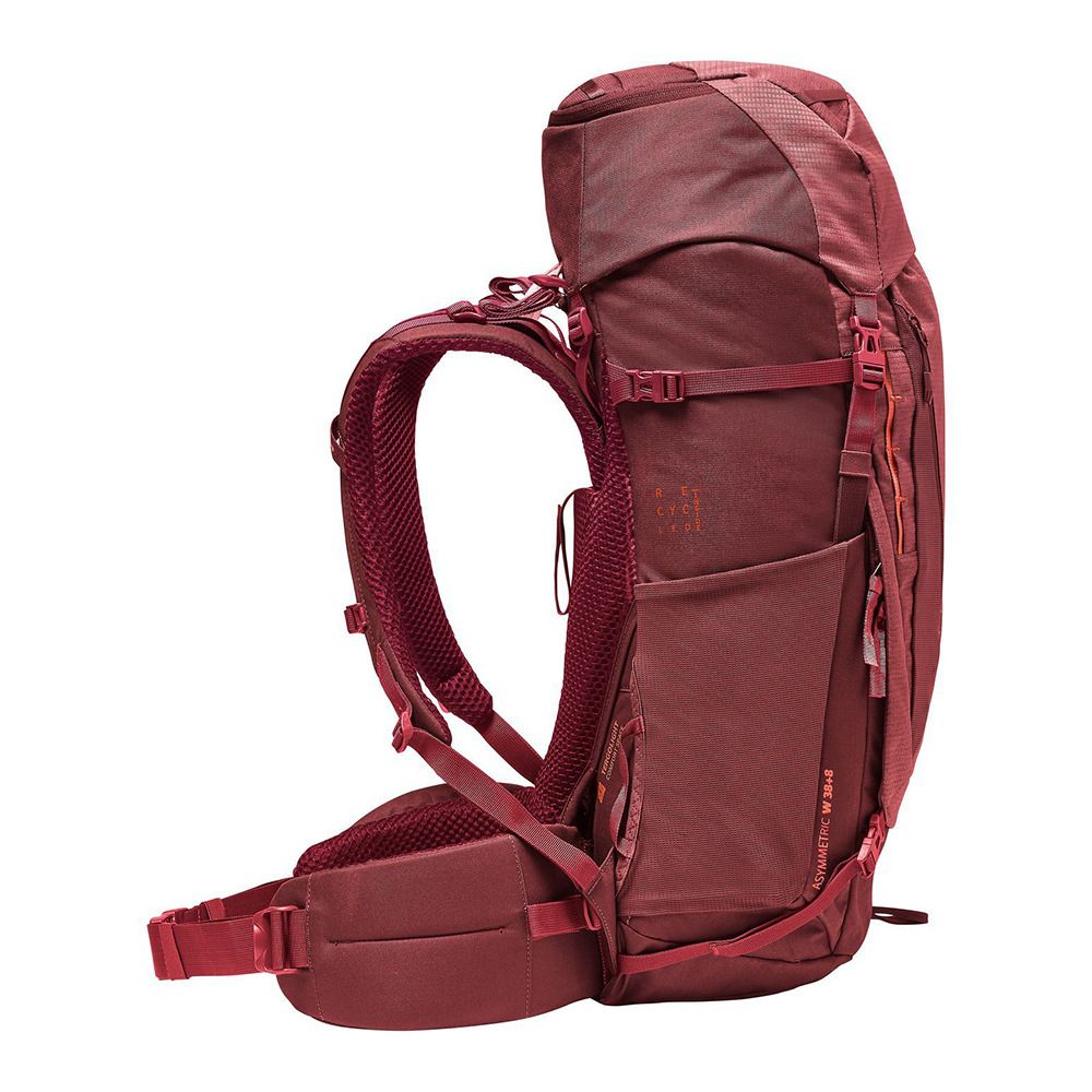 Vaude ASYMMETRIC 38+8L - Sac À dos Femme dark cherry