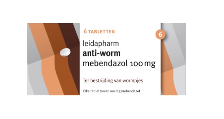Leidapharm Anti-worm 6 stuks