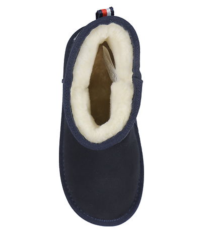 Tommy Hilfiger Teddyboots - Pelzstiefel - Blau