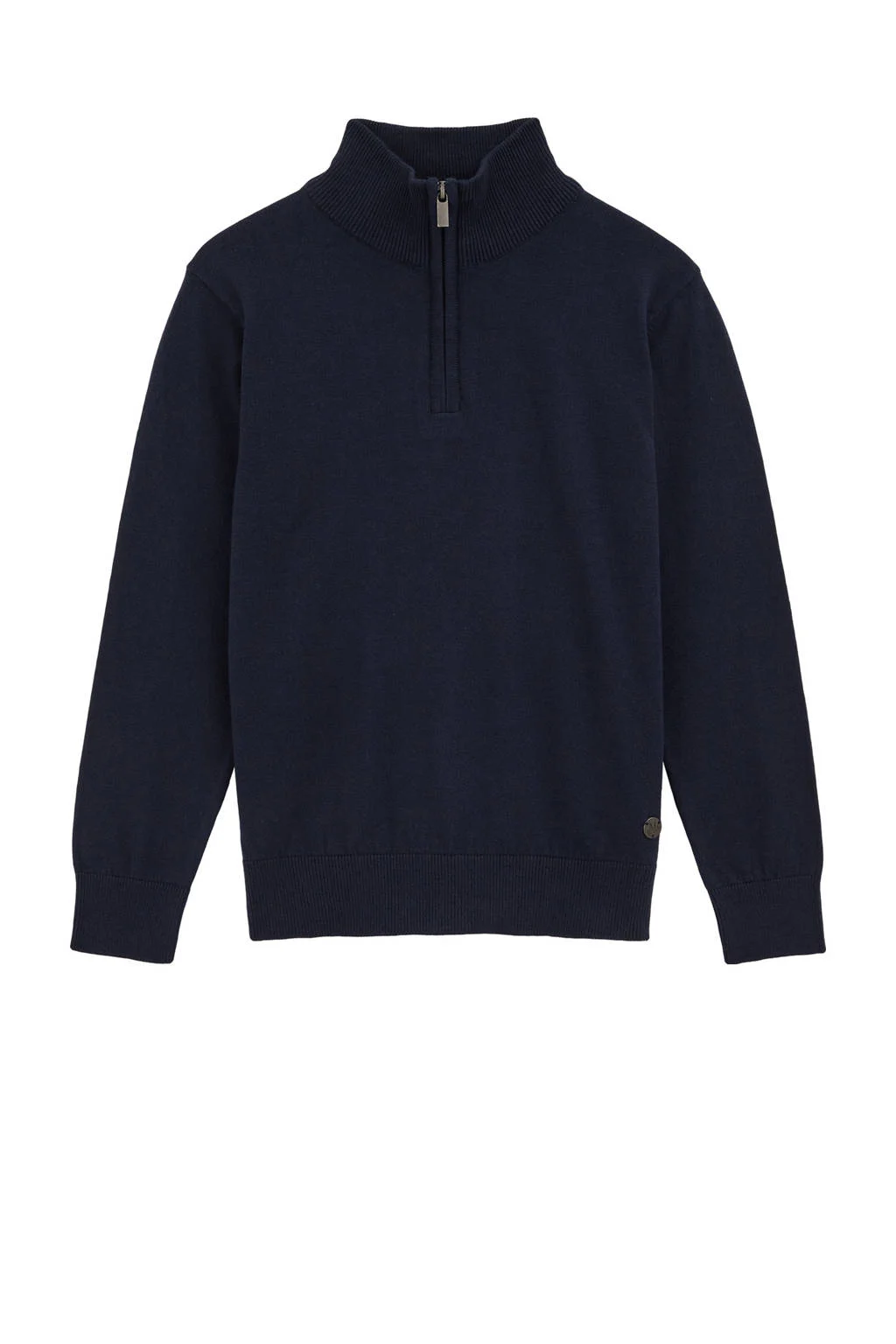 WE Fashion trui marine fijn gebreid