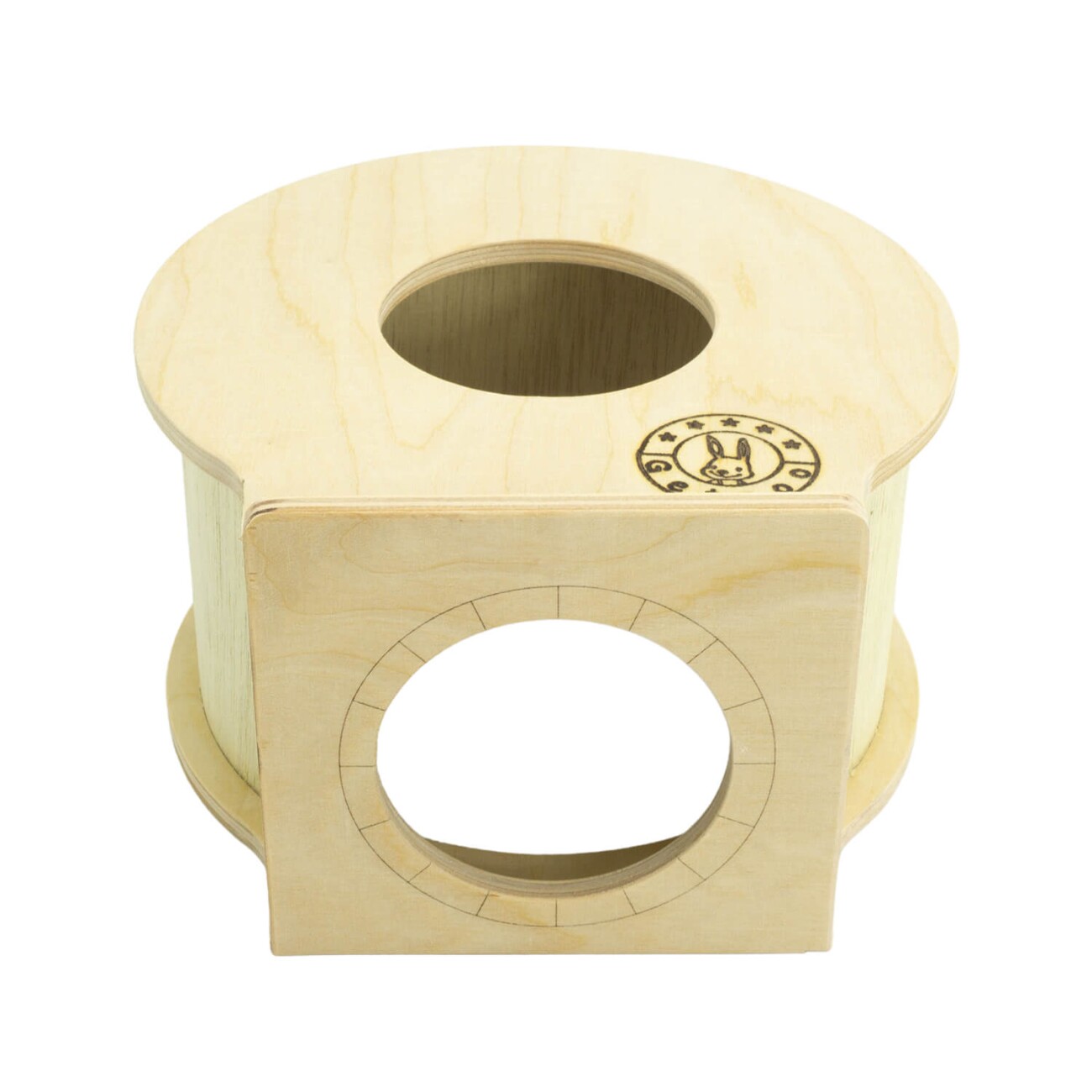 Getzoo Einkammernhaus (Ø 16cm) mit Tonuntersetzer