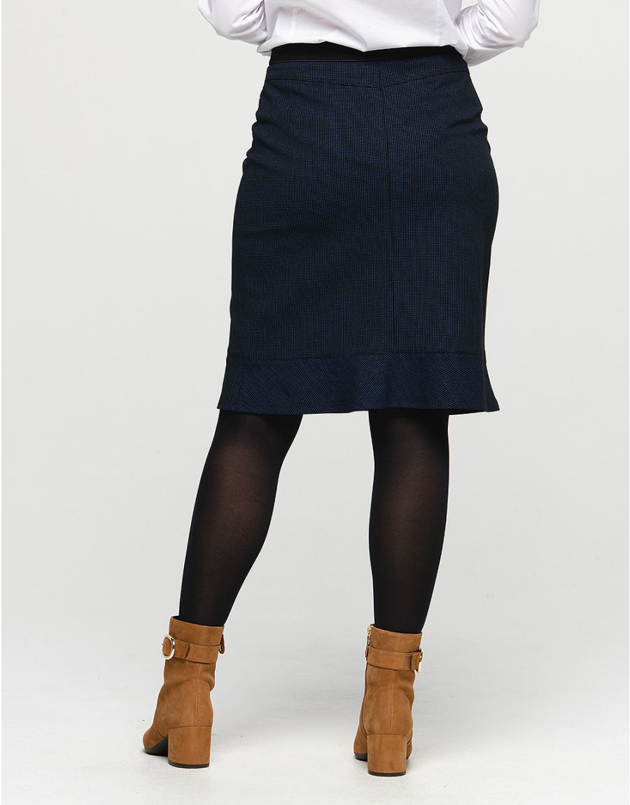 Jupe chic noir bleu